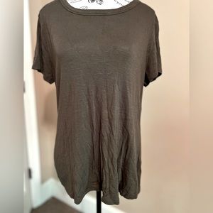 Army green t-shirt